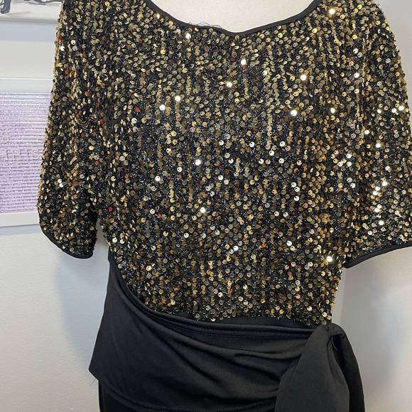 Shein maxi dress with sequin top 2x nwot - Picture 3 of 11